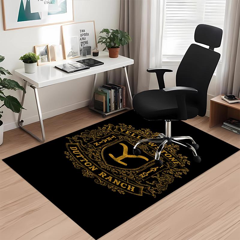 Yellowstone Printed Carpetrugfor Office Chair Living Room Bedroom Kitchen Room Decor Gifts