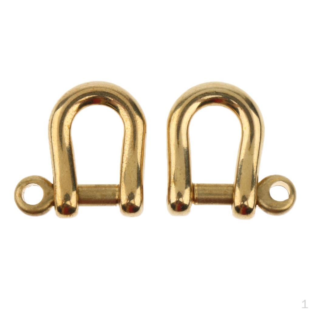 Brass Anchor Shackle Strap
