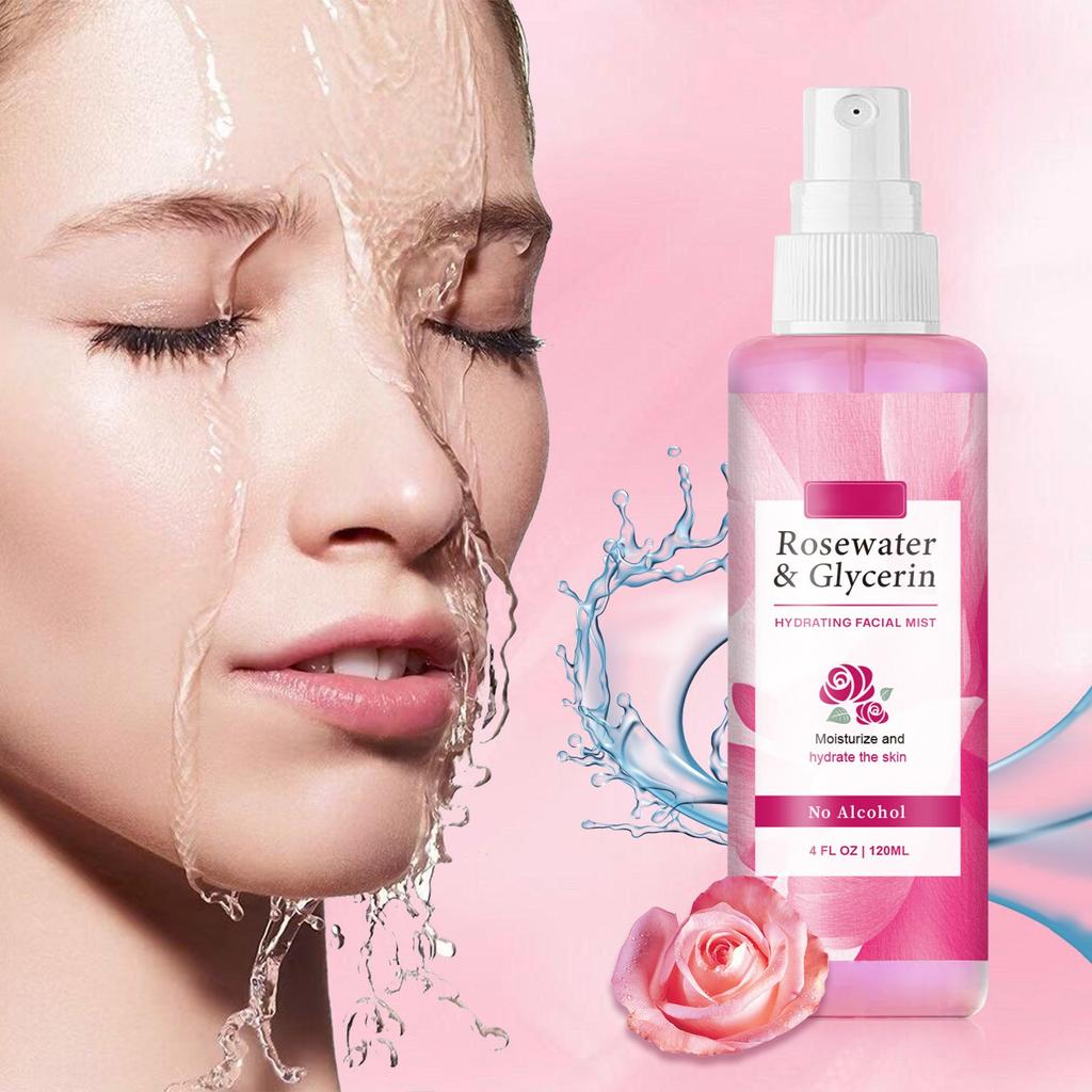 Hydrating Facial Mist Hydrating Face Spray Facial Mist Spray Hydration Control Oil, Shrink Pores, Target Skin With Closed Comedones And Redness 120ml