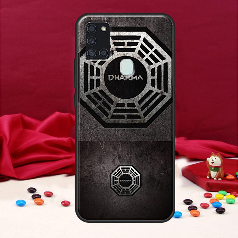 

Чехол с логотипом Lost TV Dharma Initiative для Samsung Galaxy A34 A54 A14 A53 A13 A51 A71 A50 A12 A22 A32 A52 A72, чехол для телефона Samsung A52S 5G