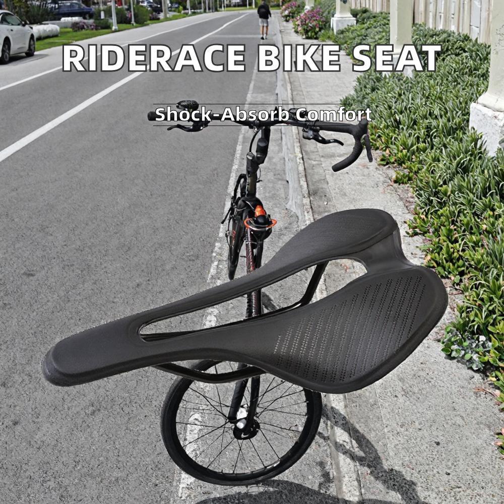 Bicycle Saddle Hollow Cycling Seat Men Women Soft PU Leather Comfortable Shock Absorbing MTB Road Bike Cushion Massage