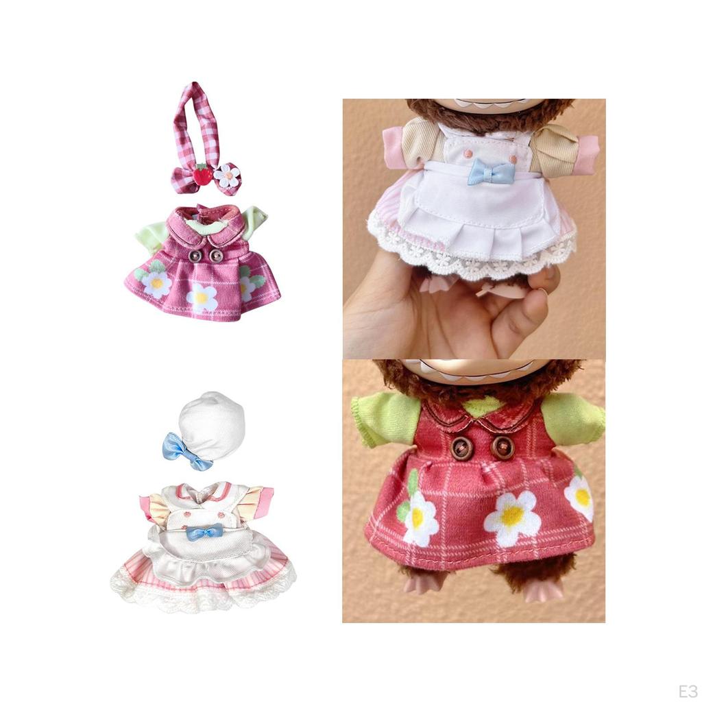 17cm Plyšové Oblečení Kostýmy, Hra na předstírání, Móda, Foto rekvizity, Plyšové doplňky, Roztomilé Měkké