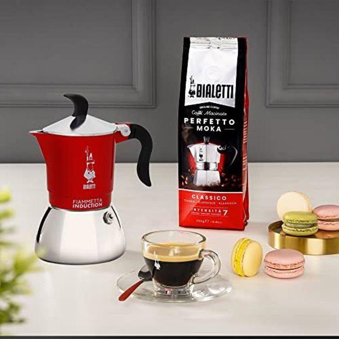 Cafetière À Induction Bialetti Fiammetta - 2 Tasses - Rouge - Compatible Tous Les Feux