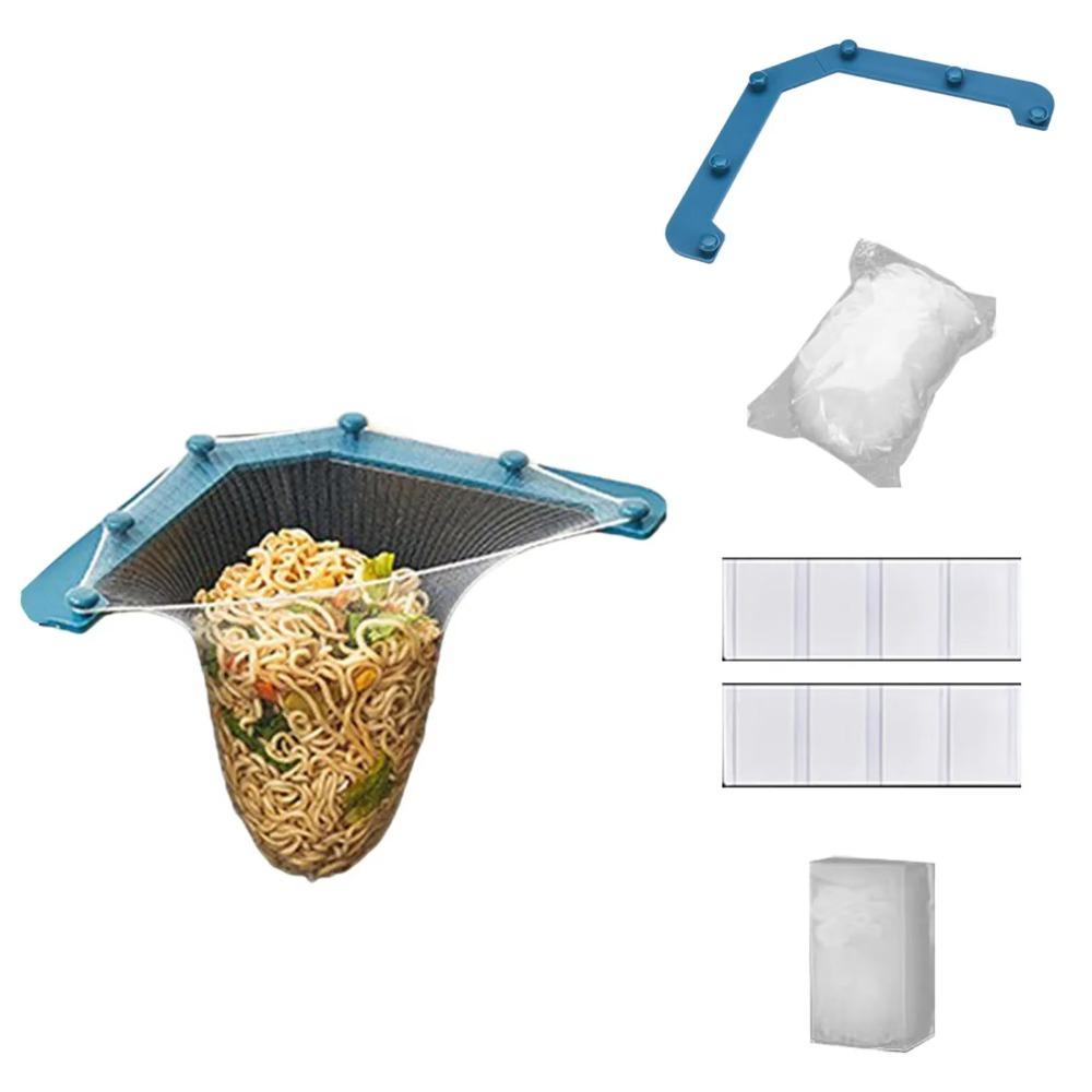 Hanging Kitchen Triangle Drainage Rack High Efficiency Self-adhesive Sink Strainer Drain Prevent Sewer Blockage Durable