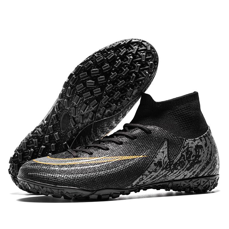 Fotbalové boty s vysokým svrškem soutěžní AG dlouhé kolíky fotbalové boty zlomené kolíky tréninkové boty fotbalové pánské jednodílné 2025