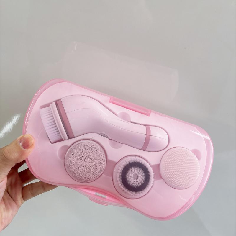 1SET Electric Cleanser Charging Household Multifunctional Rotary Cleaning Pore Portable Waterproof Face Brush
