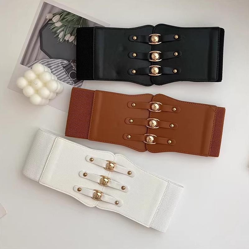 Elastic Wide Corset Belts For Women Waist Plus Size Belt Female Dress Waistband Big Stretch Cummerbunds Clothes Accessory