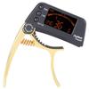 TCapo20 Accordatore capotasto per chitarra multifunzionale 2 in 1 in lega di alluminio con schermo LCD per acustica normale