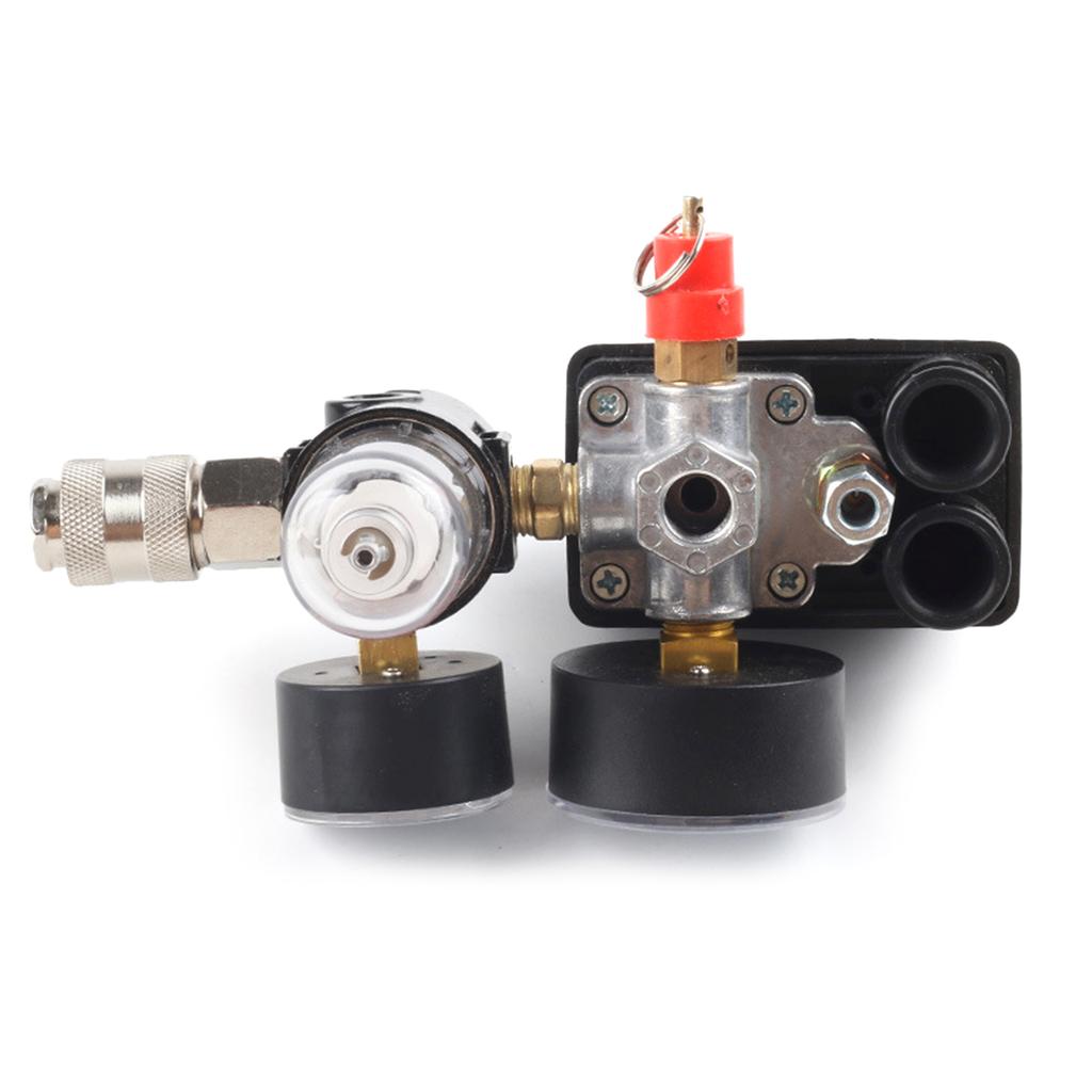 Air Compressor Pressure Switch with Integrated Manometer & Water Separator Pressure Control Valve for Compressors