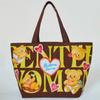 gentlewoman's new canvas bag, butter bear, co-branded tote bag, cute cartoon large-capacity handbag