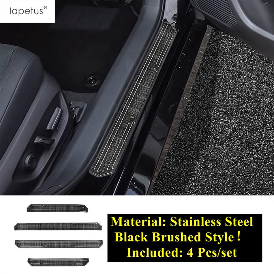 Rear Door Sill Strip / Trunk Plate Guard Foot Pedal Protector Cover Trim Fit For Toyota Prius 60 Series 2024 Accessories
