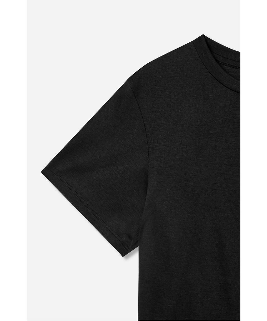 Jaa [Jaah] Women'S Silket Cotton T-Shirt_Black