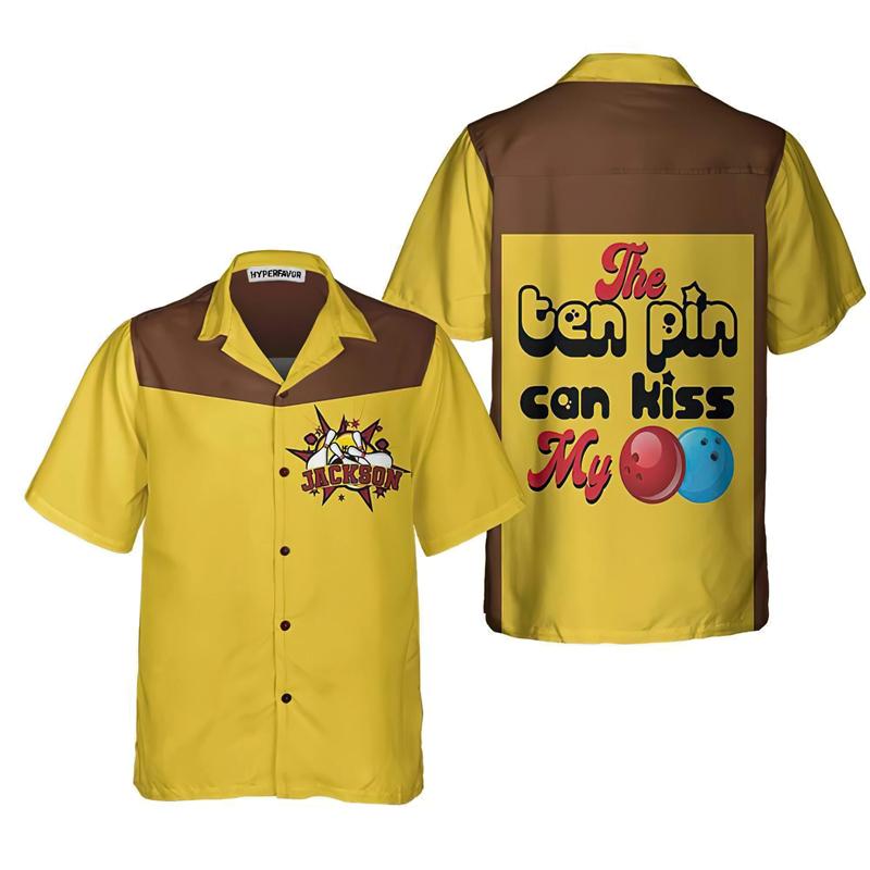 Nuova Camicia da Uomo con Stampa 3D Motivo Bowling Vintage Classica Camicia Street Oversize Uomo Donna Abbigliamento Blusa