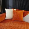 Dreidimensionaler Samt-Sofa-Kissenbezug, Stoffhandtuch, verdickt, rutschfest, hautfreundlich, Luxus-Wohnzimmer-Sofabezug