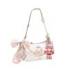 Coach Shoulder Bag [Customized Bag] Teri 25 Brand Micro-label Detachable Strap Bow Silk Scarf Extension Chain Printed Xinghuatian Basic Style