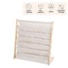 FDIT Standing Children\'s Book School Wooden Book Shelf, Baby Rding Rack & Storage Shelf for Ages 3+, Safe Pine & Cotton  , Space Saving Nursery
