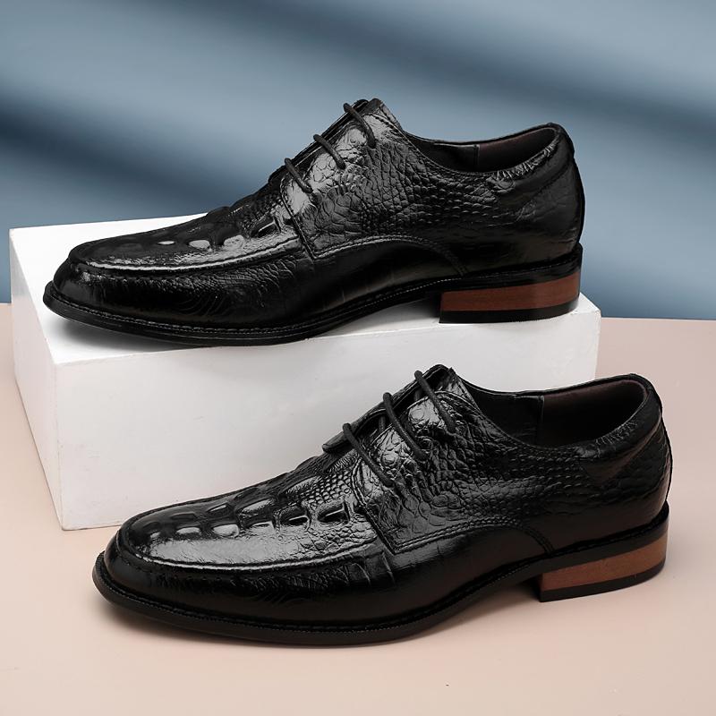 

Модные мужские туфли Prince Classic Modern Formal Oxford Wingtip Lace Up Dress Shoes Handmade Black Natural Leather Shoes Wedding Party Shoes 47 чёрный