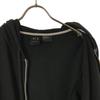 Armani Exchange Logo Print Long Sleeve Sweat Zip Hoodie S Black Men's Used