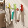 Klebehaken für die Wand Badezimmer Zahnpasta Halter Haken Wandmontierter Cliphaken für Zahnpasta Handtuch Haargummi Küchenaufbewahrung