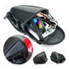 Schwarzes Leder, wasserdichte Motorrad-Hecktasche, Gepäck, Satteltasche, wasserdichte Tanktasche, Motocross-Motorrad-Umhängetasche