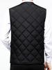 Warme ärmellose Weste für Männer mittleren und höheren Alters – Herbst-/Winterstil, vielseitige Jacke für Väter und Großväter