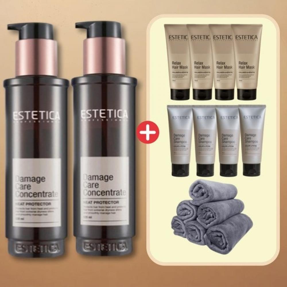 

Aesthetica Аргановое Эссенциальное Масло Концентрат для Ухода за Поврежденными Волосами 1+1 Concentrate 120ml x2 +free gift #1