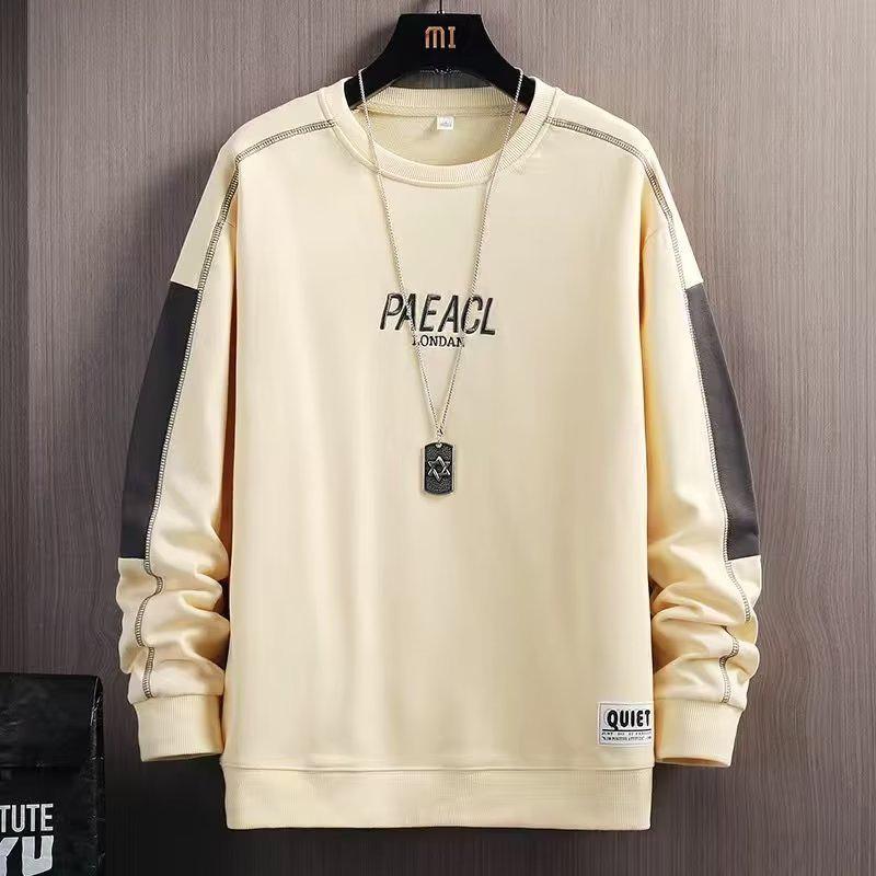 

Men s Trendy Korean Round Neck Sweatshirt, Spring/Autumn 2022, Long-Sleeved Fashion for Teens.