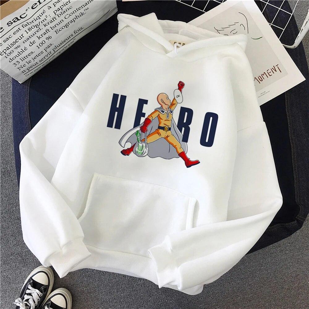 One Punch  Unisex hoodies women harajuku aesthetic vintage Pullover female Korean style sweater Unisex