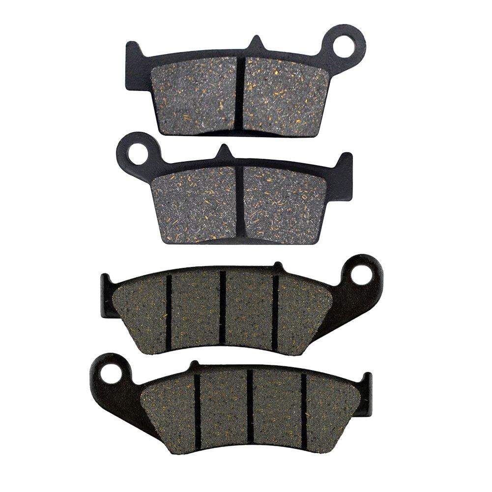 AHL Motorcycle Brake Pad Kit for 250 H KLX250S/KLX 2006-2007 (Semi-metallic)