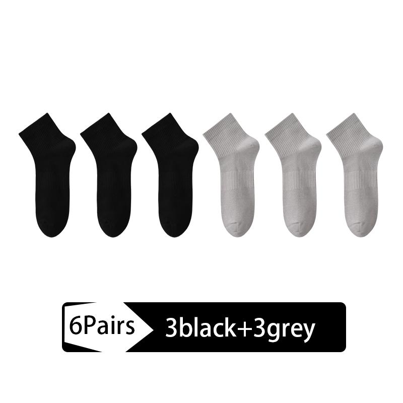 6Pairs High Quality Men's Mesh Socks Combed Cotton95% New Casual Breathable Socks Man Stripe Male Sock EU39-45
