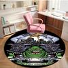 Ghostbusters Print Round Rug, Washable Floor Carpet, For Entryway Dorm Laundry Room Office Study, Home Decor Birthday Christmas Gift