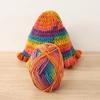 Multi-Color Hand-Dyed Yarn 8 Strands 8-Ply Crochet Yarn Hand Knitting Yarn  Sweater Making