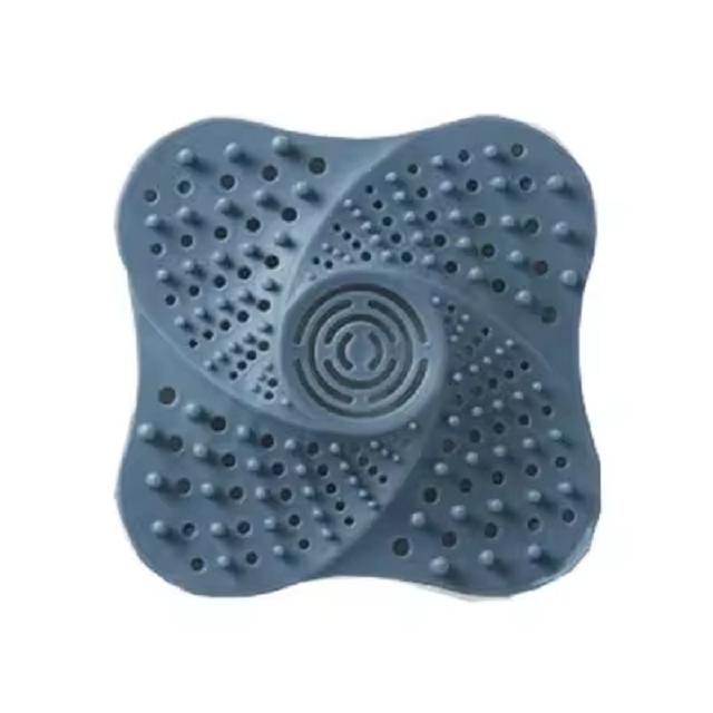 Sink Filter Hair Catcher Bathtub Drain Cover Plug Sink Mesh Filter Silicone Anti Odor Floor Drain Drain Hole Plug Sewer Hair Pad
