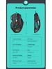 Souris Gaming Filaire IMICE X7: Design Lumineux Coloré, 7 Boutons, Bouton de Tir, Long Câble USB