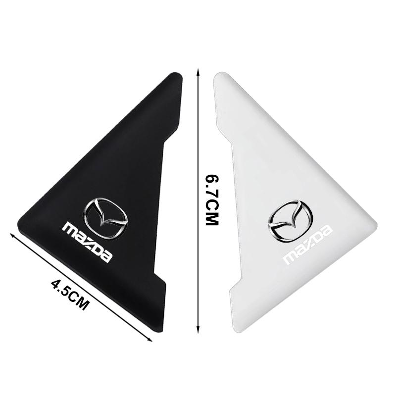 2Pcs Car Door Corner Silicone Protective Anti-Collision Cover For Mazda 3 6 CX5 2 CX3 CX9 MX5 RX8 Axela Demio MS CX5 2 Axela Demio Atenza MS GJI BK MP