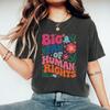 Big Fan of Human Rights Floral T-Shirt Social Justice Tshirt Support Immigrant Tee Cute Equality Pro Democracy Shirt Casual Tops