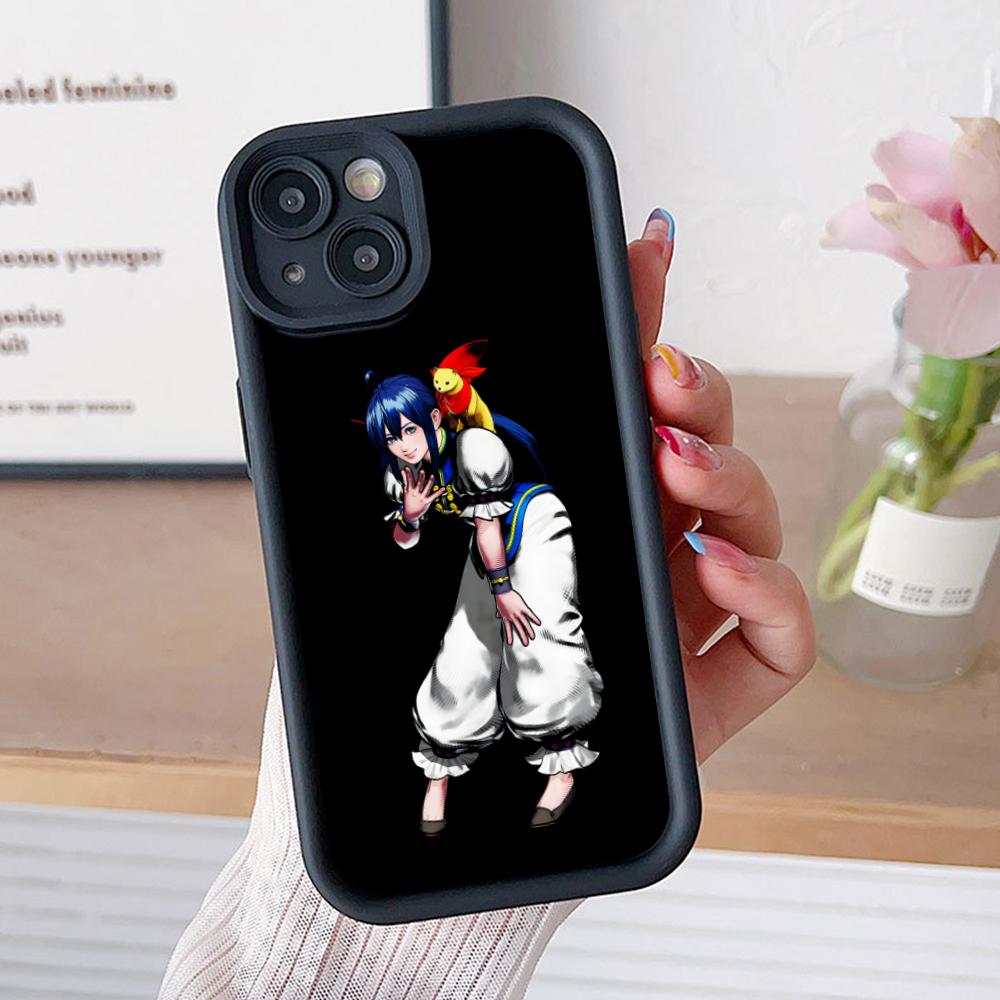 

Fatal Fury Hotaru Futaba Phone Case for iPhone 17 16 15 14 13 12 11 Air Pro Max Plus Thicken TPU Colorful Cover Pretty Cover iPhone 16 Pro