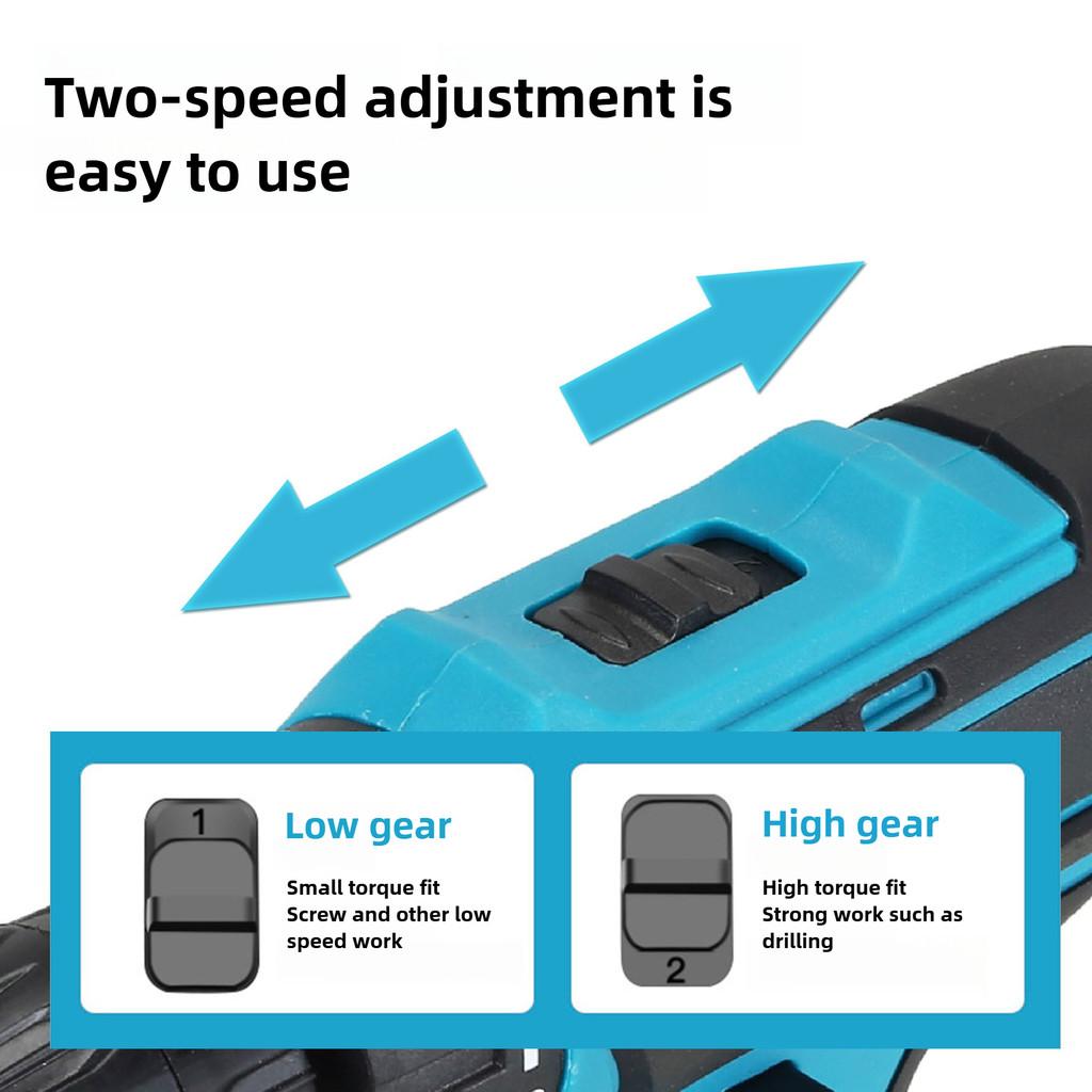 Multi Functional Electric Hand Drill Portable Rechargeable Screwdriver Household Electric Drill Maintenance Power Tool