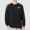 Nike Logo Crew Neck Long Sleeve Sweatshirt Men Tops Black DQ4793-010