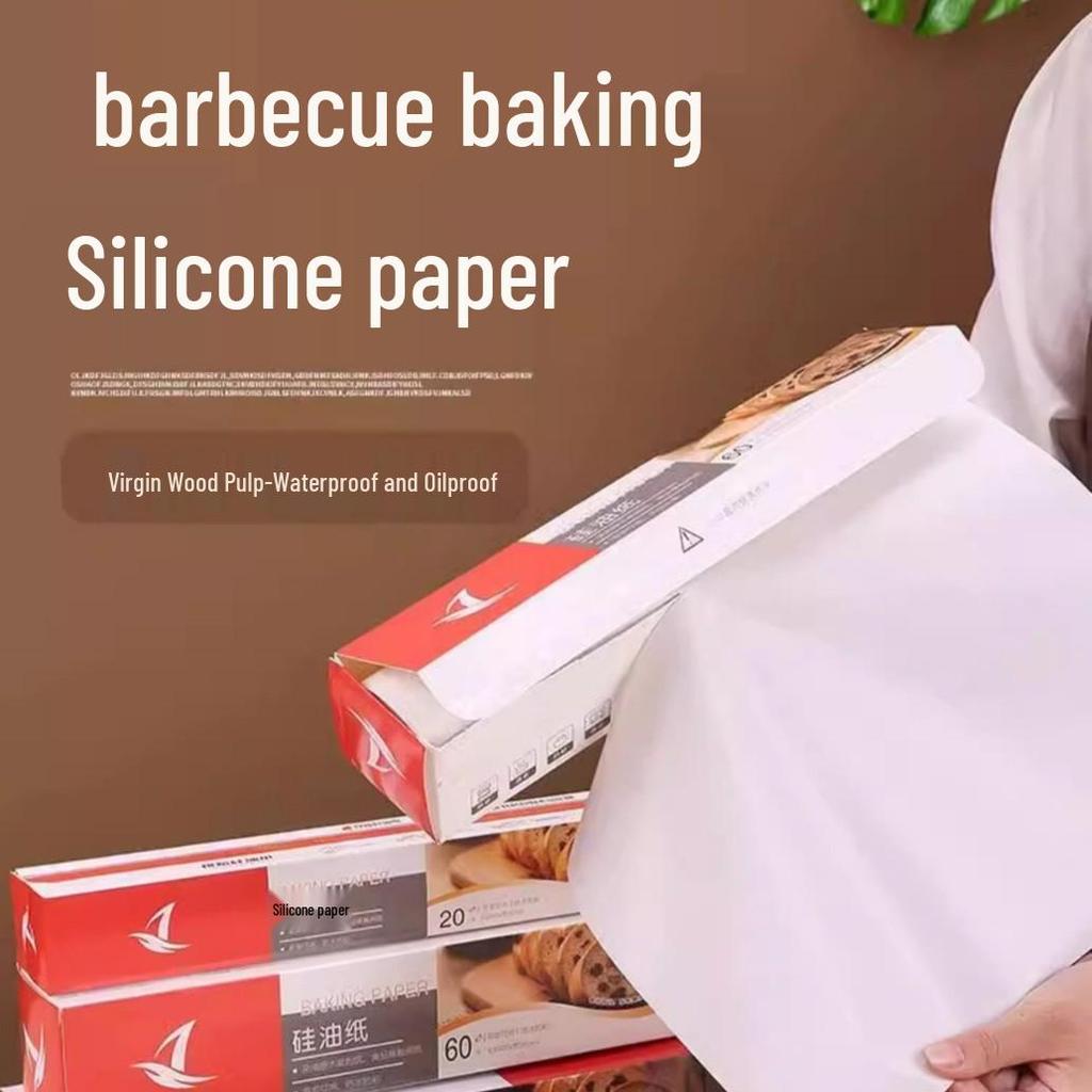 Oil-Absorbing Silicone Baking Paper for Oven, Barbecue, and Air Fryer
