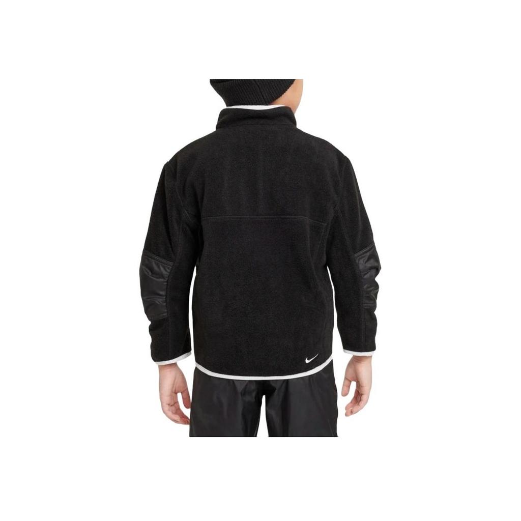 Nike ACG Therma-Fit Sherpa Sweatshirt Core Black/Wolf Grey Kids Streetwear DQ8734-010