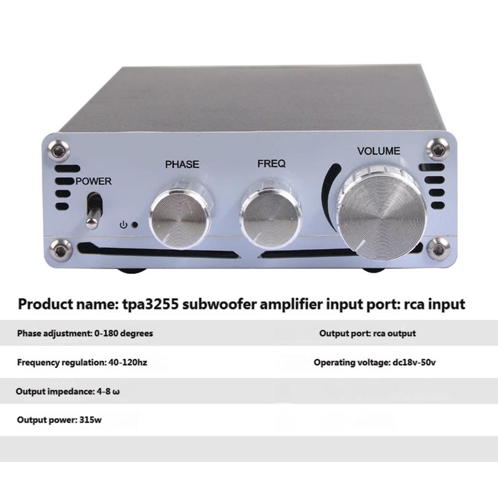 Highly power Subwoofer Amplifier Board with 315W Output for Deep Bass Enhancement and Easy Installation Integration