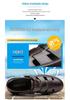 Prince Casual Genuine Leather Sandals for Men - Breathable, Non-Slip, Large Size 48, Ideal for Spring, Autumn, Summer Work.