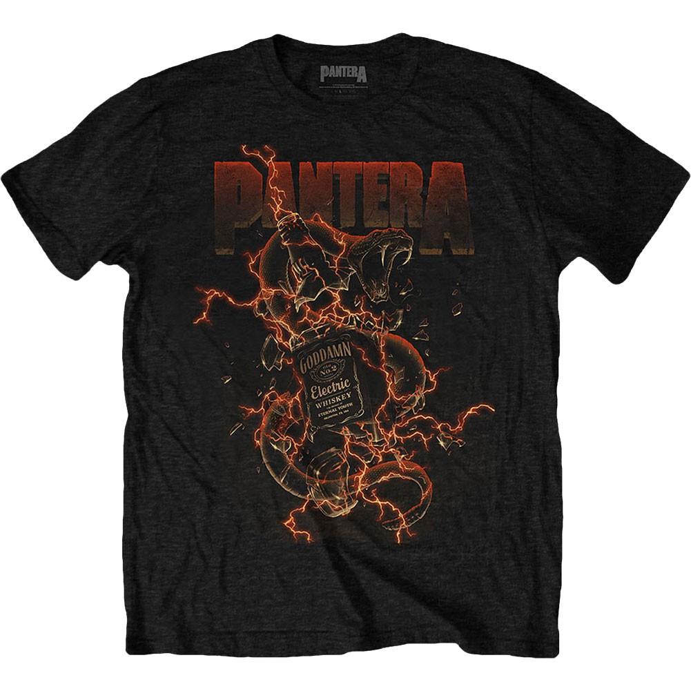 Men s Pantera Goddamn Whiskey Slim Fit T-shirt X-Large Black 2XL