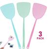 3pcs Fly Swatter Thickened Plastic Fly Swatter Mosquito Pest Control Insect Killer Home Kitchen Accessories