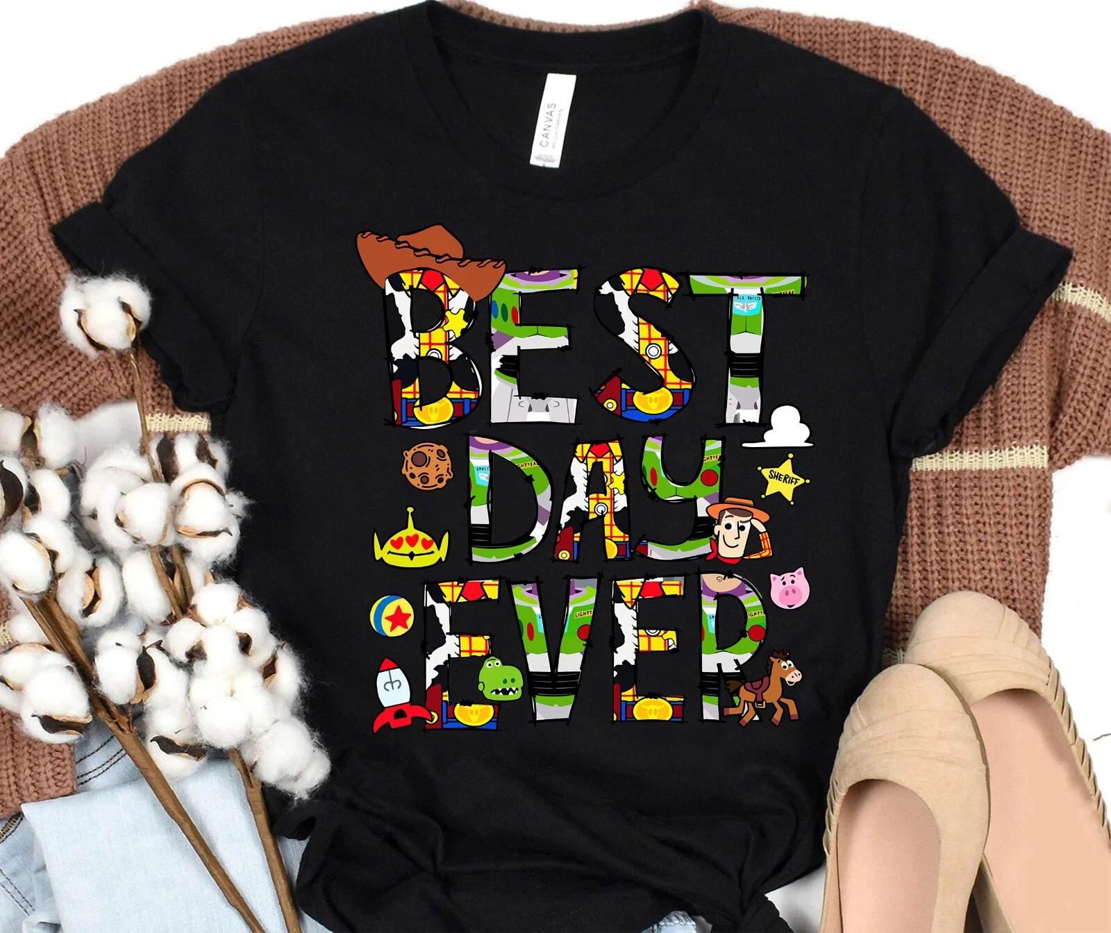 Дисней История Игрушек Самый Лучший День Самый Дорогой День Унисекс Взрослый Детский Футболка 3XL