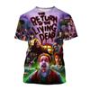 Nové klasické hororové tričko s motivem lebky zombie s motivem filmu Návrat oživlých mrtvých, unisexové streetwear, dětské tričko