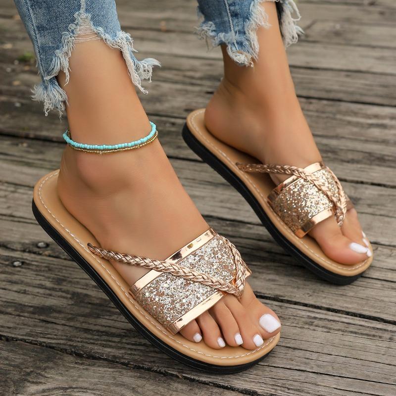 Fashion Women Slippers Fashion Casual Sandals Anti-slip Flat Shoes Slip on Trend Slippers Comfortable Flip Flops New Summer Slides Women