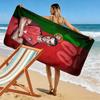 Dynamic Soccer Action beach towel soft beach quick-drying swim towel swim seaside beach towel Fashion printing beach