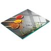 Decorative Glass Kitchen Chopping Board for Spices and Stone 60x52 Cm